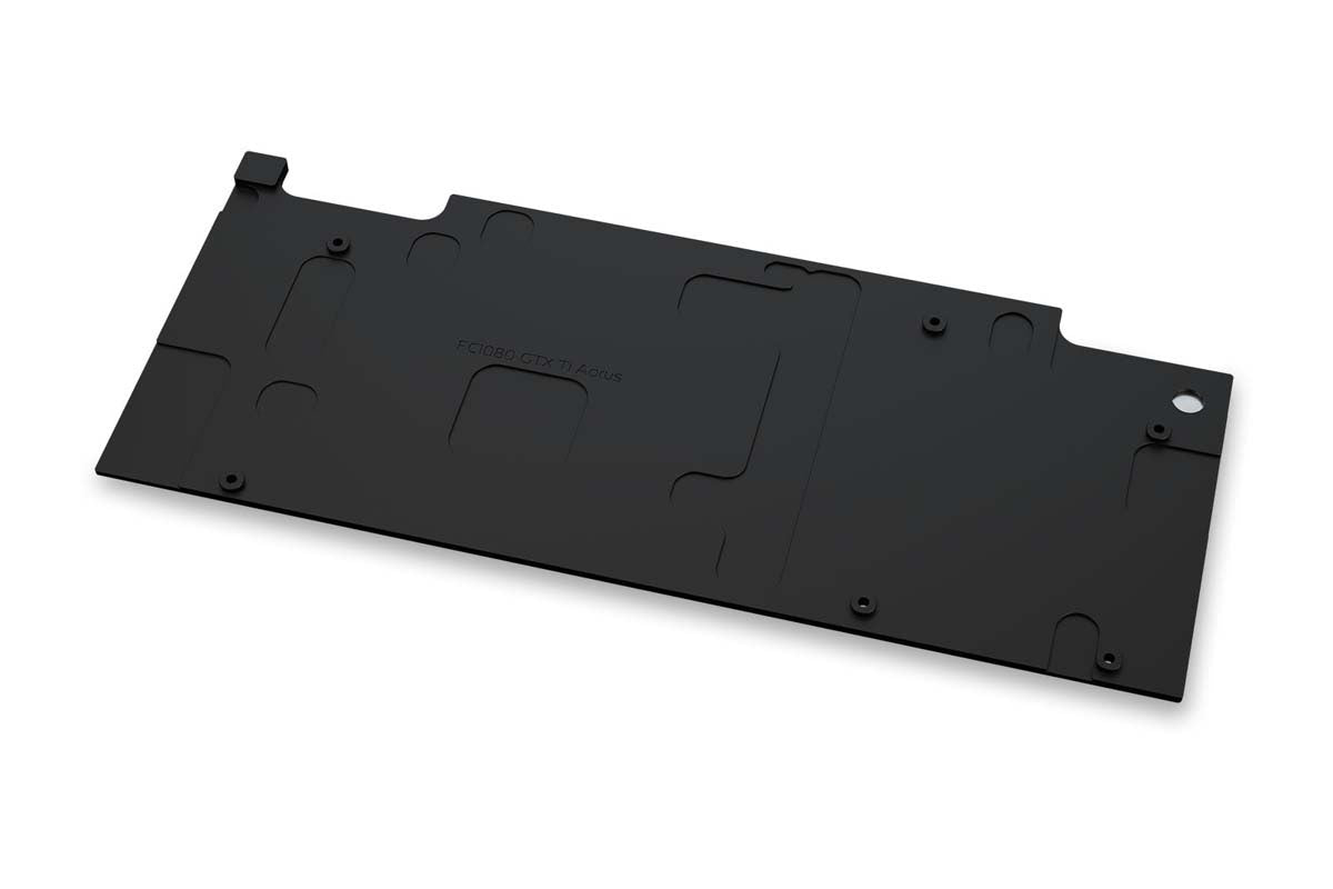 EK bakplate for EK-FC1080 GTX Ti Aorus, sort Default Title