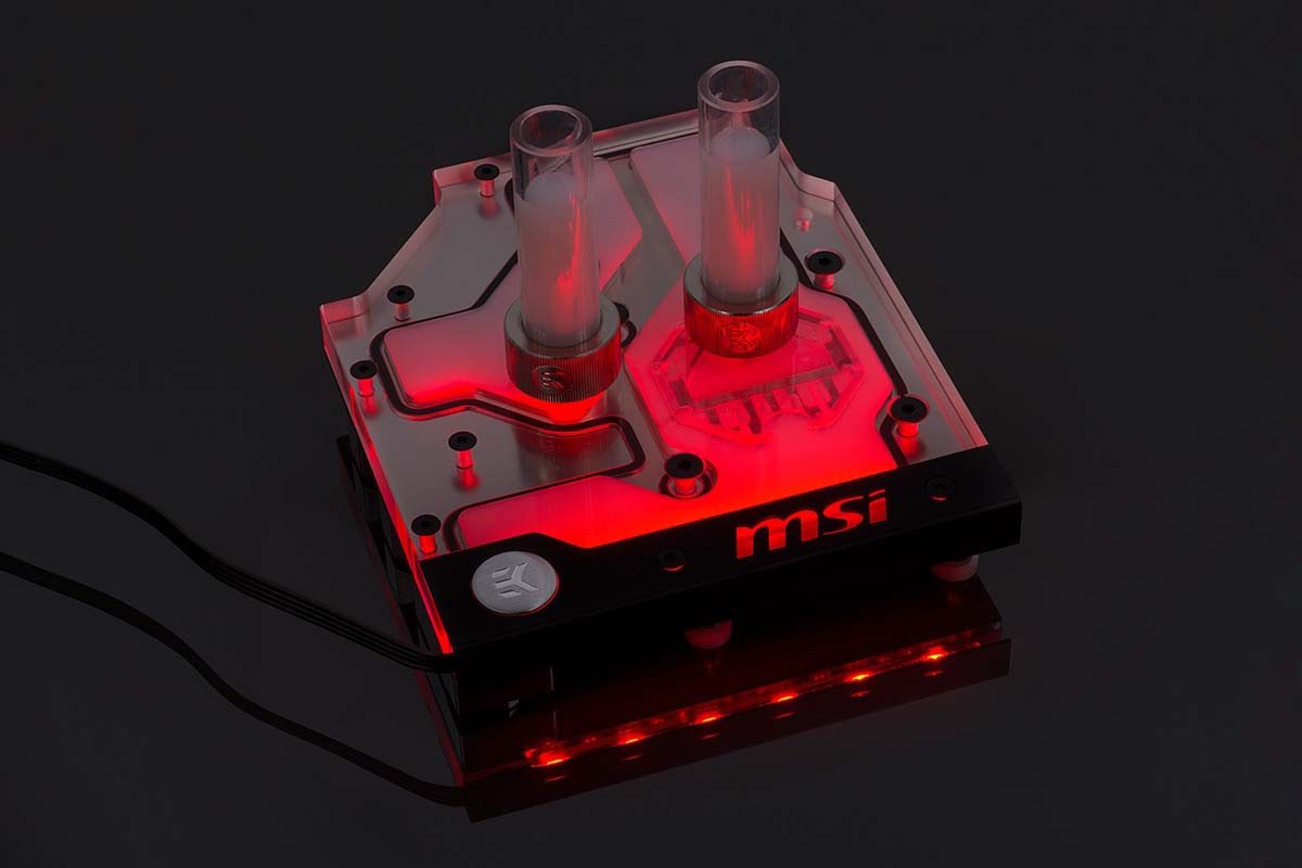 EK vannblokk for hovedkort, EK-FB MSI X370 XPower RGB Monoblock - Nickel Default Title