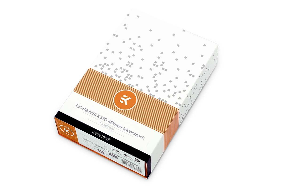 EK vannblokk for hovedkort, EK-FB MSI X370 XPower RGB Monoblock - Nickel Default Title