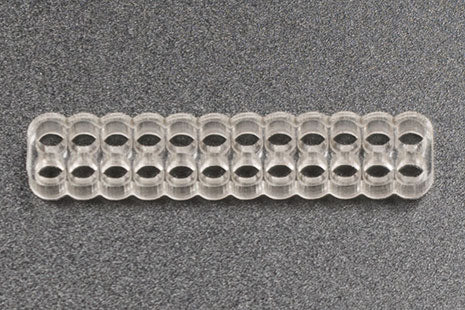 Kabelkam for 24 pins kabel, 2x12 Ø4mm hull, klar Default Title