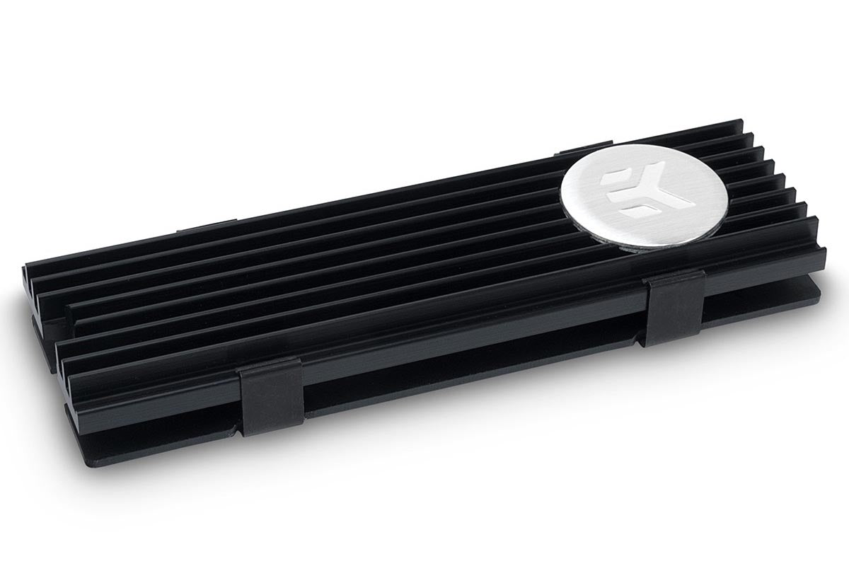 EK kjøleribbe for M.2 NVMe disker, EK-M.2 NVMe Heatsink - Black Default Title