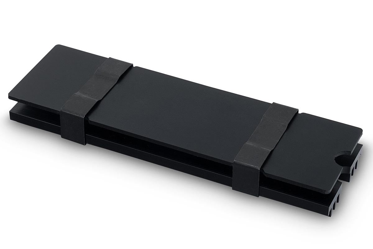 EK kjøleribbe for M.2 NVMe disker, EK-M.2 NVMe Heatsink - Black Default Title