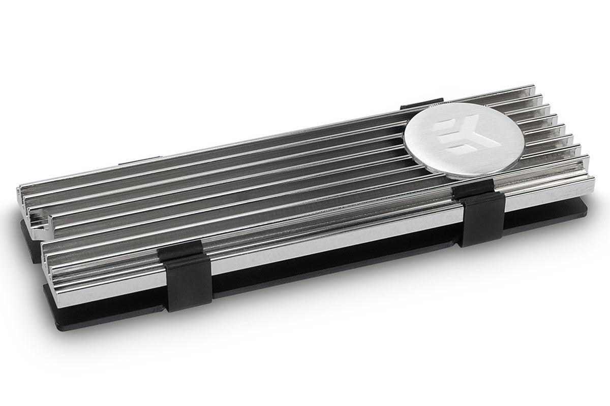 EK kjøleribbe for M.2 NVMe disker, EK-M.2 NVMe Heatsink - Nickel Default Title