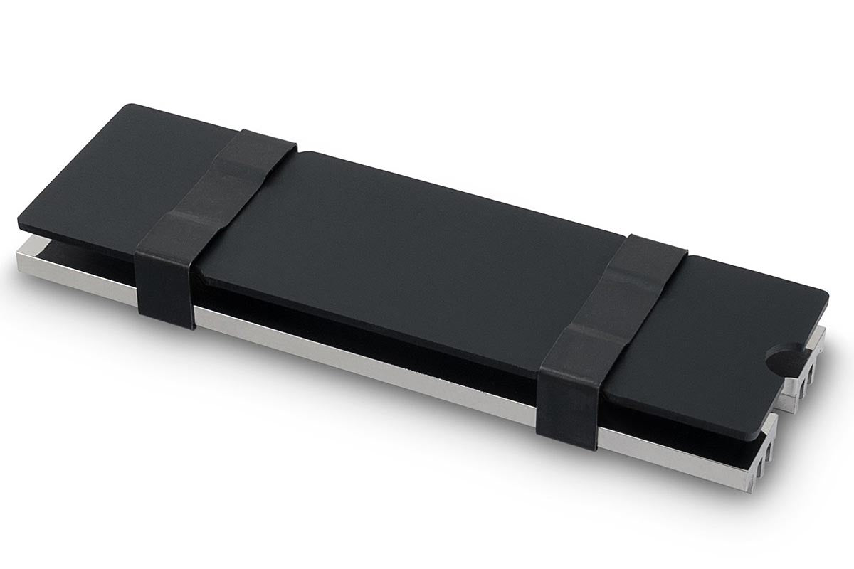 EK kjøleribbe for M.2 NVMe disker, EK-M.2 NVMe Heatsink - Nickel Default Title