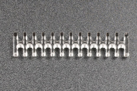 Kabelkam for 24 pins kabel, 2x12 Ø4mm spor, klar Default Title