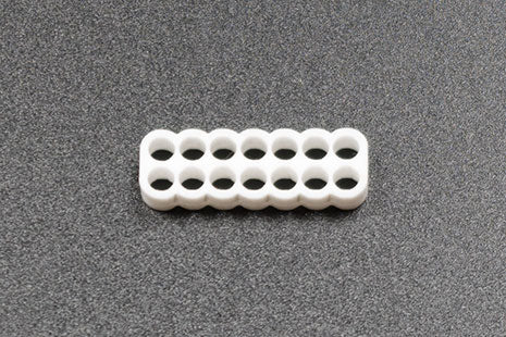 Kabelkam for 14 pins kabel, 2x7 Ø4mm hull, hvit Default Title