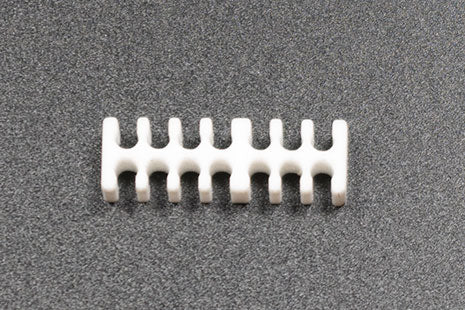 Kabelkam for 14 pins kabel, 2x7 Ø4mm spor, hvit Default Title