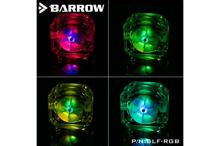 Barrow strømningsindikator RGB, 1/4&quot;BSP, Plexi Default Title