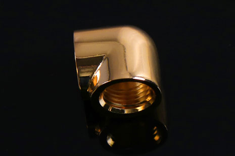 Barrow albue, 90°, 1/4&quot;BSP, Golden Default Title