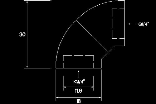 Barrow Snake svivel, 90°, 1/4&quot;BSPx1/4&quot;BSP Default Title