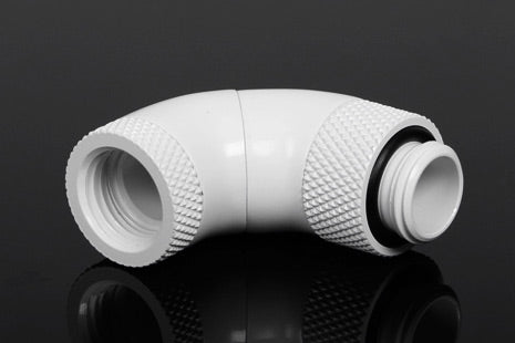 Barrow 2-veis Snake svivel, 90°, 1/4"BSPx1/4"BSP, White Default Title