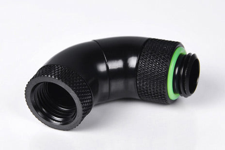 Barrow 3-veis Snake svivel, 90°, 1/4"BSPx1/4"BSP, Black Default Title