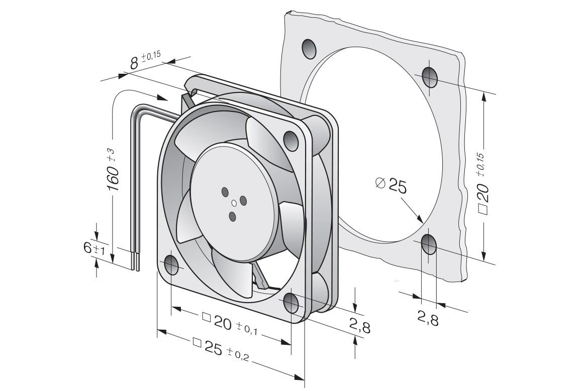 Papst vifte, 252N, 25x8 Default Title