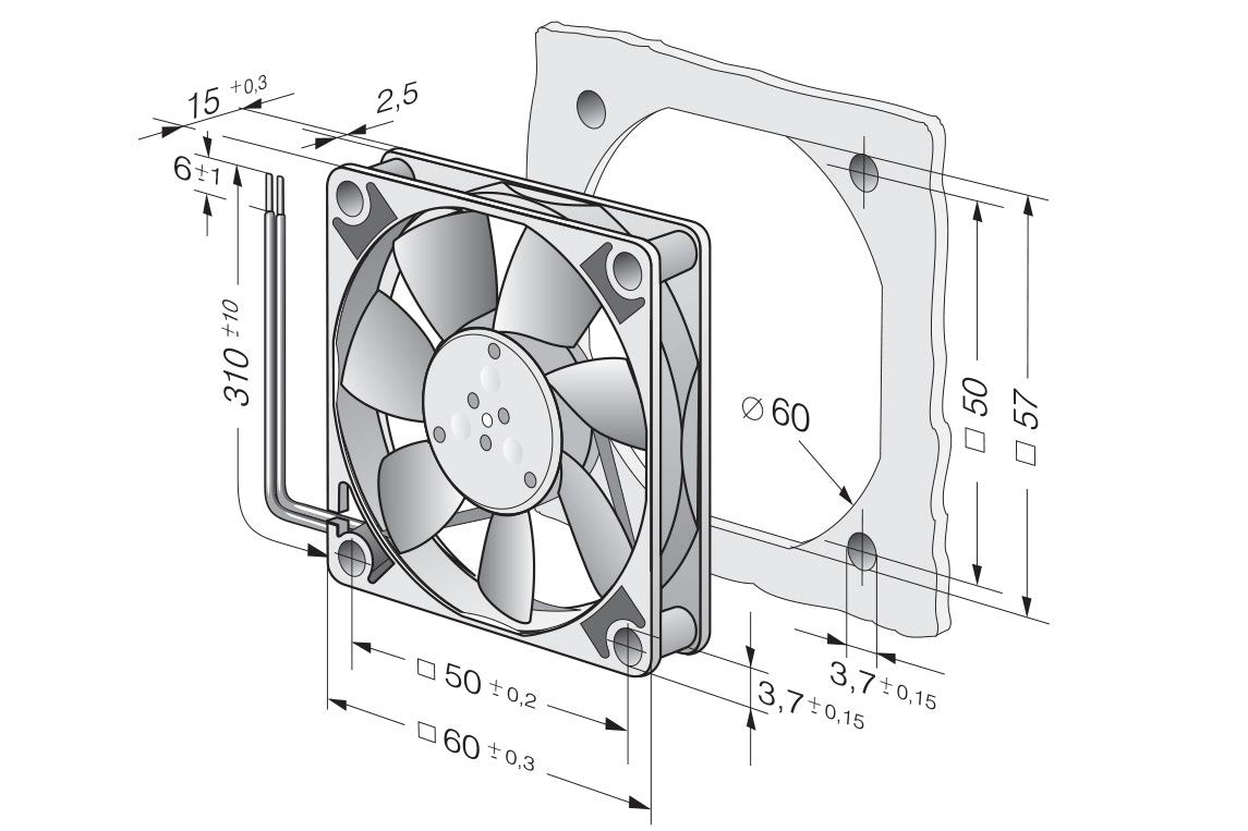 Papst vifte, 612F/2, 60x15 Default Title