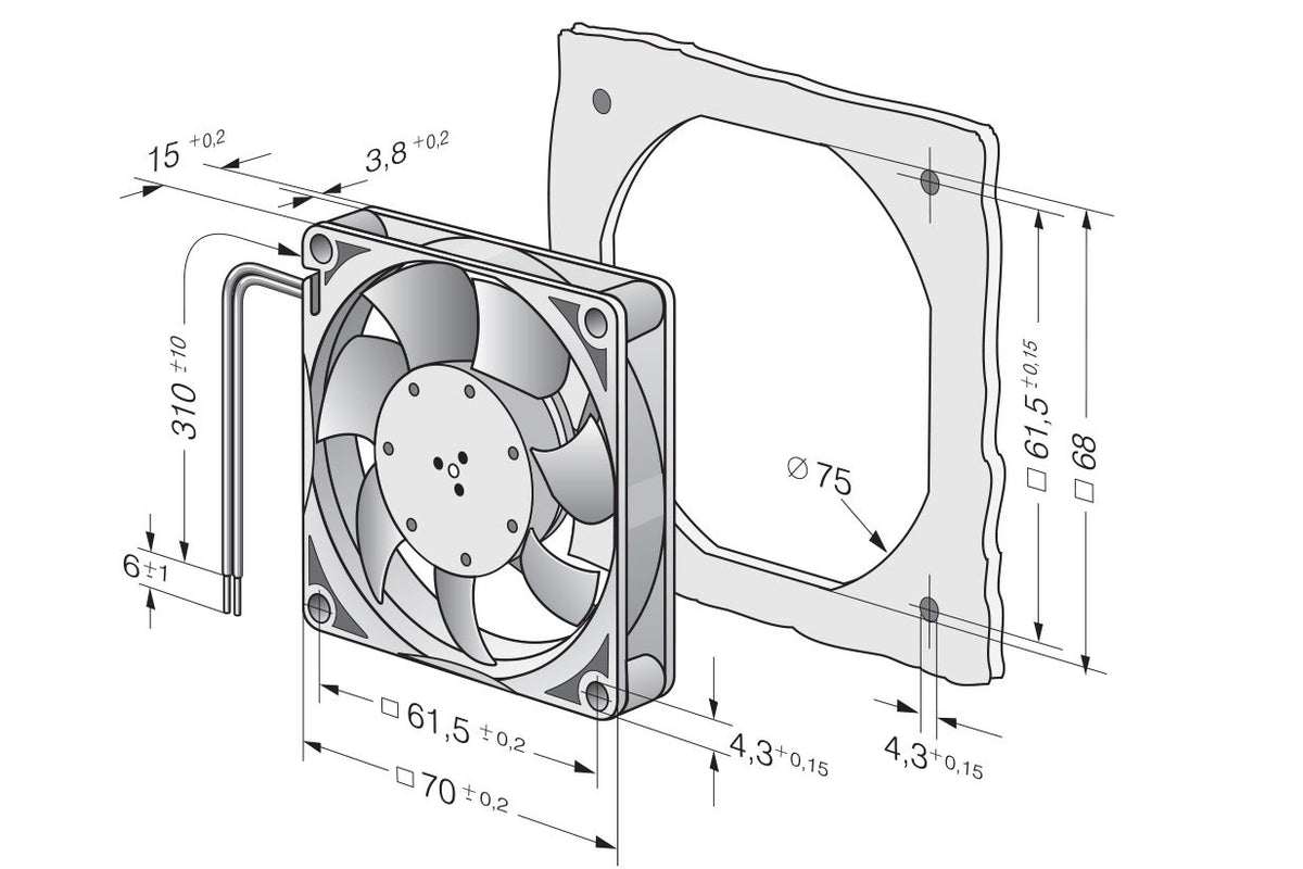 Papst vifte, 712F/2, 70x15 Default Title