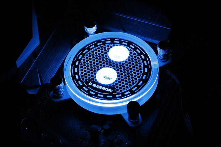 Barrow CPU-vannblokk, Rays Edition, RGB, nickel/plexi, Intel 115X Default Title