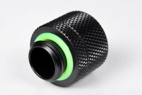 Barrow komp.nippel, 1/4&quot;BSPx3/8&quot;ID-1/2&quot;OD, Black Default Title