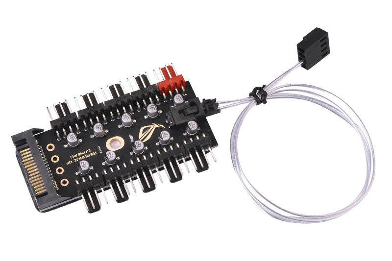 OEM 4-pins PWM splitter, 10 stk. PWM kontakter, SATA strømtilkobling