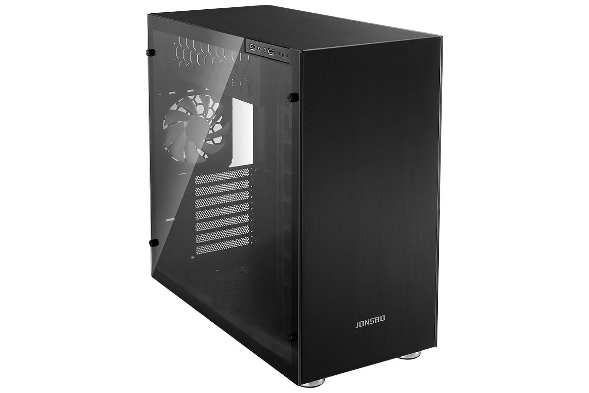 Jonsbo C4, sidevindu, Sort Default Title