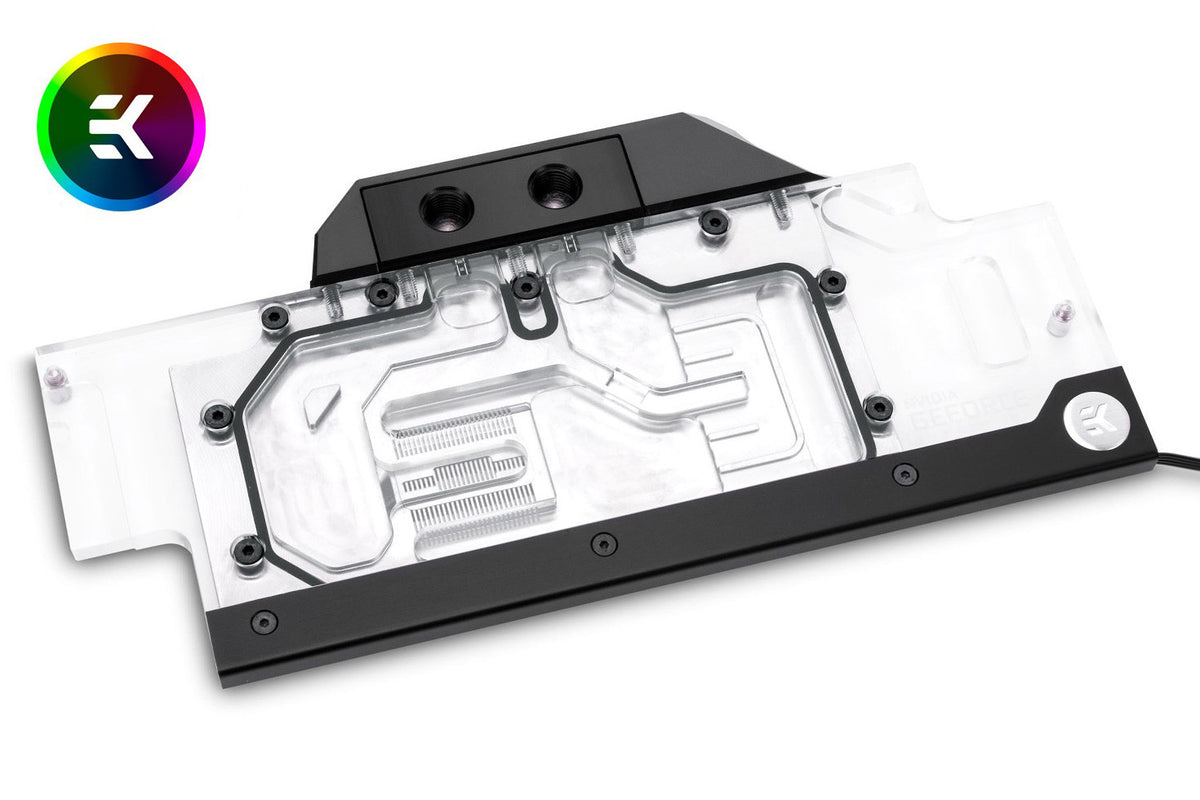 EK vannblokk for skjermkort, EK-FC1070 GTX Ti ASUS RGB - Nickel Default Title