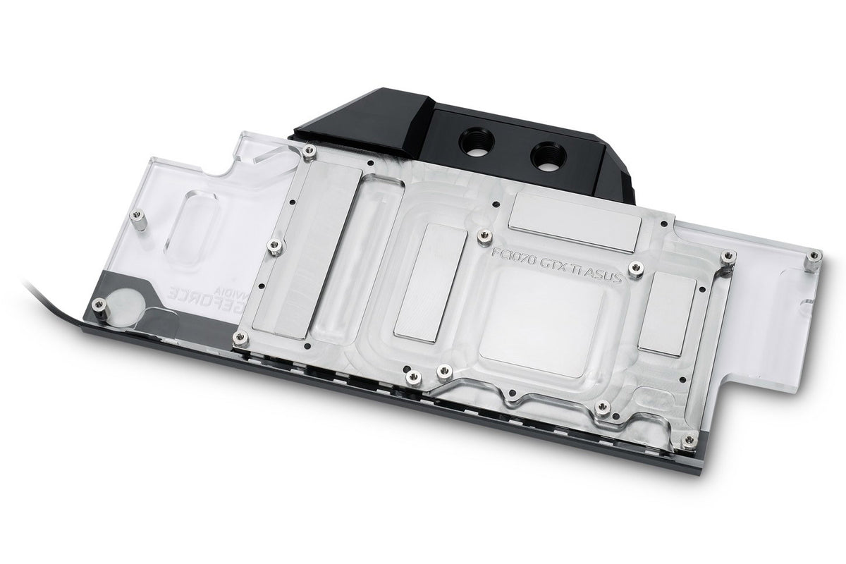 EK vannblokk for skjermkort, EK-FC1070 GTX Ti ASUS RGB - Nickel Default Title