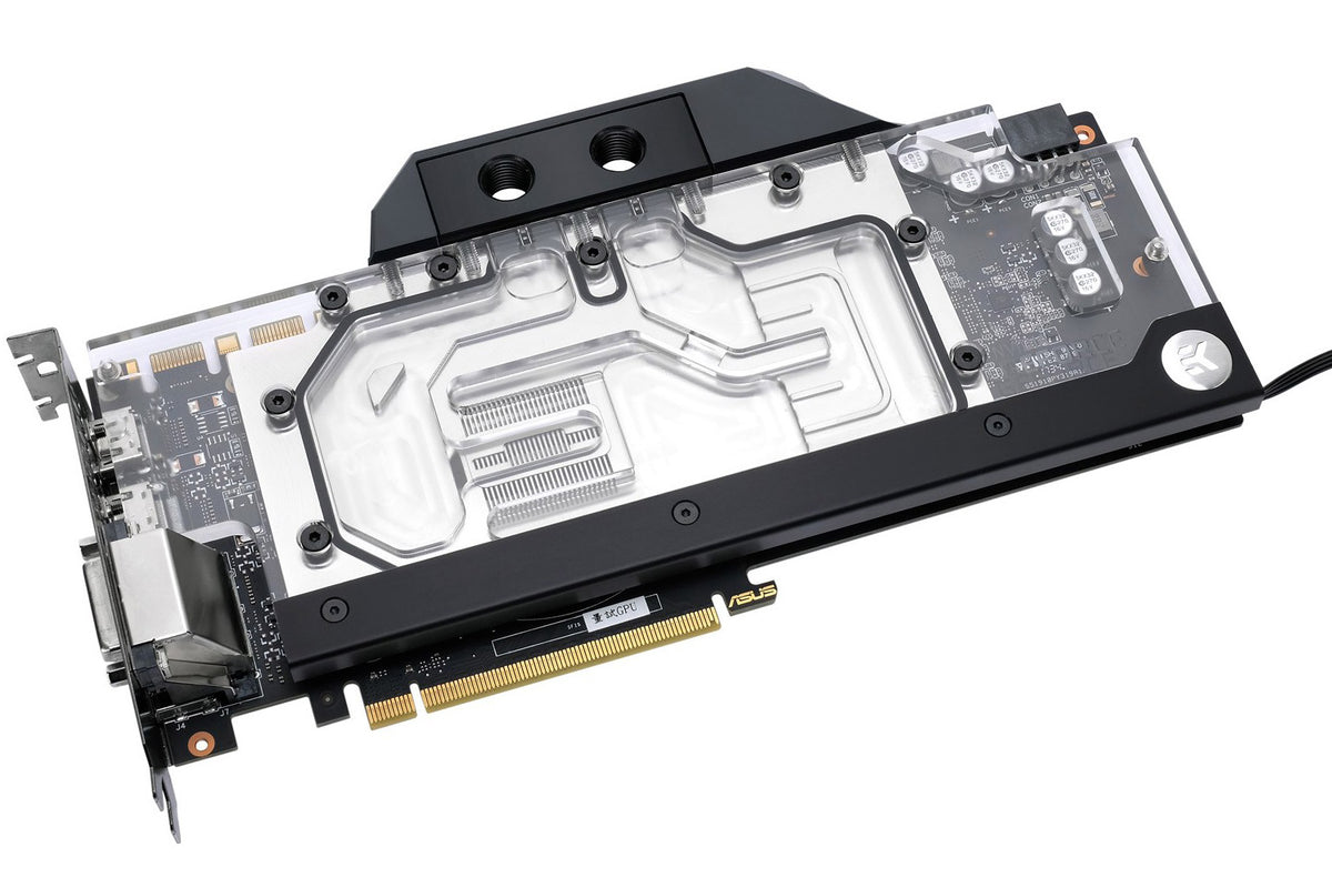 EK vannblokk for skjermkort, EK-FC1070 GTX Ti ASUS RGB - Nickel Default Title