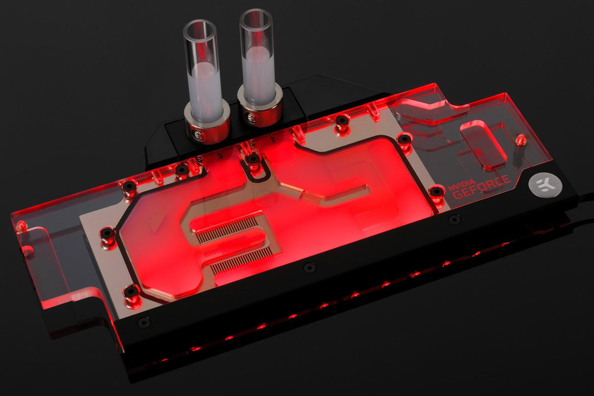 EK vannblokk for skjermkort, EK-FC1070 GTX Ti ASUS RGB - Nickel Default Title