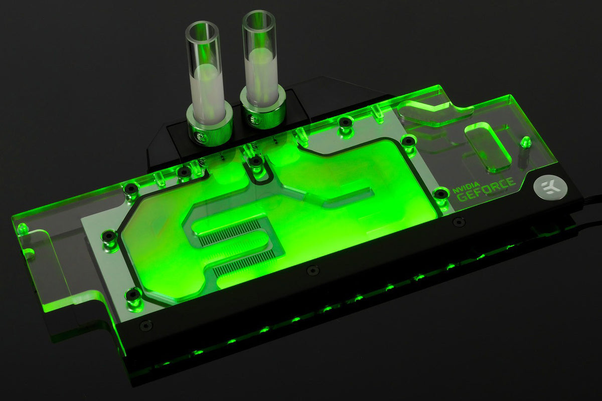 EK vannblokk for skjermkort, EK-FC1070 GTX Ti ASUS RGB - Nickel Default Title
