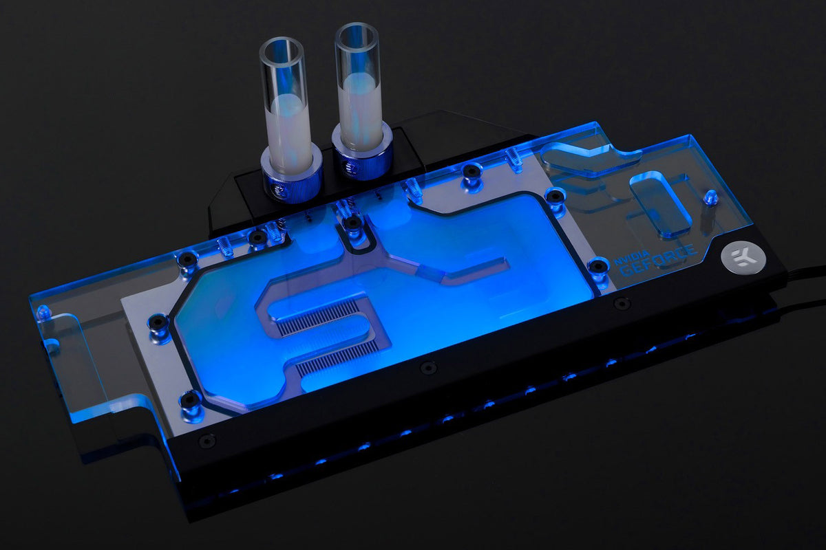 EK vannblokk for skjermkort, EK-FC1070 GTX Ti ASUS RGB - Nickel Default Title