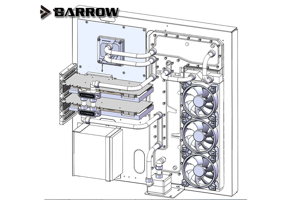 Barrow WaterWay for Thermaltake Core P5 Default Title