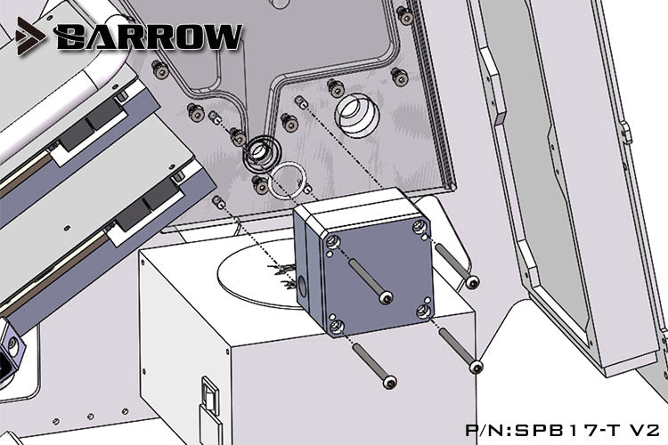 Barrow pumpe for WaterWay, 17W, PWM, Plexi Default Title