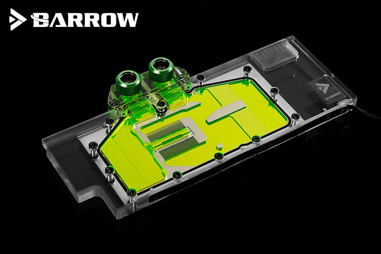 Barrow vannblokk for skjermkort RTX 2080 og 2080 Ti - Nickel Default Title