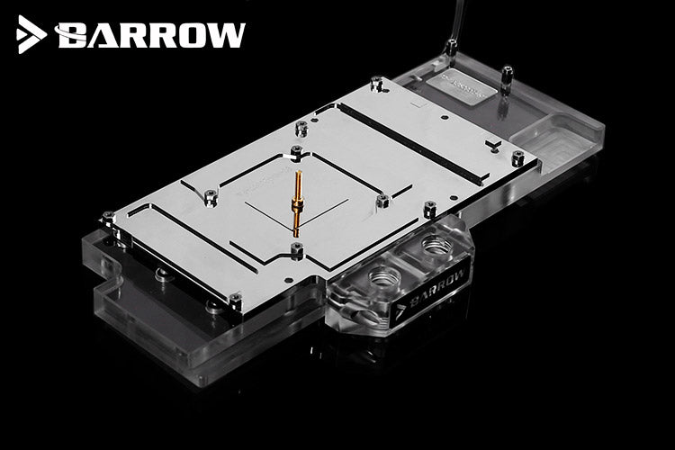 Barrow vannblokk for skjermkort RTX 2080 og 2080 Ti - Nickel Default Title