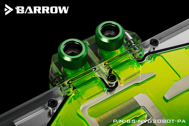 Barrow vannblokk for skjermkort RTX 2080 og 2080 Ti - Nickel Default Title