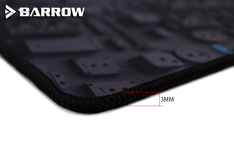 Barrow XXL musmatte med vannkjølingsmotiv, 90x40cm Default Title