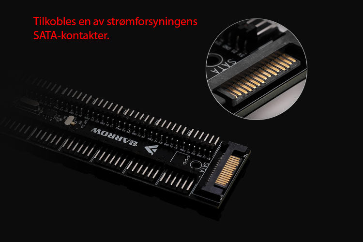 Barrow RGB lyskontroller, LRC 2.0, fjernbetjent, 16 kanaler Default Title