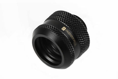 Barrow røradapter m/overfallsmutter, 1/4&quot;BSPx Ø16mm, Black, V4 Default Title