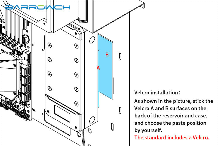 Barrow vanntank med temperaturmåler, Boxfish, RGB LRC 2.0, lengde 200mm Default Title
