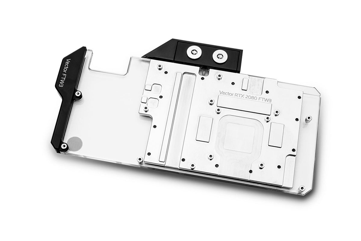 EK vannblokk for skjermkort, EK-Vector FTW3 RTX 2080 RGB - Plexi + Nickel Default Title