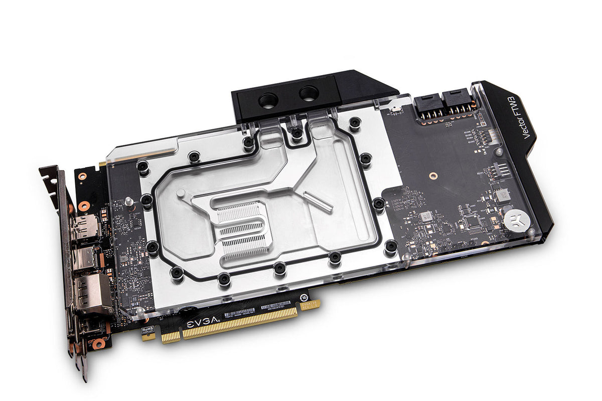 EK vannblokk for skjermkort, EK-Vector FTW3 RTX 2080 RGB - Plexi + Nickel Default Title