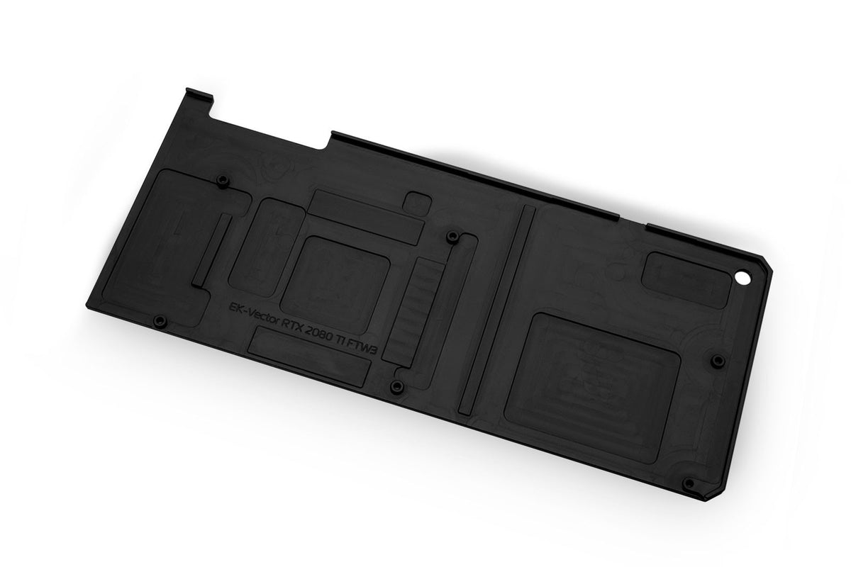 EK bakplate for EK-Vector FTW3 RTX 2080 Ti Backplate - Black Default Title