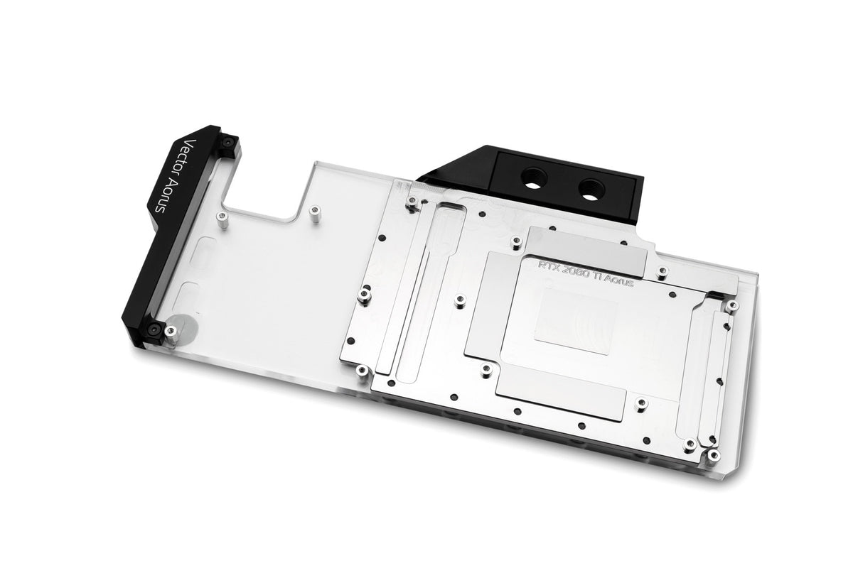 EK vannblokk for skjermkort, EK-Vector Aorus RTX 2080 Ti RGB - Nickel+Plexi Default Title