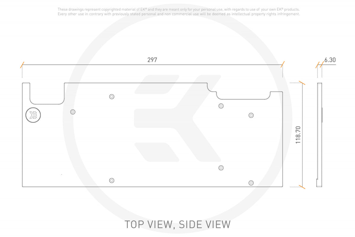 EK bakplate for EK-Vector Aorus RTX 2080 Ti Backplate - Black Default Title