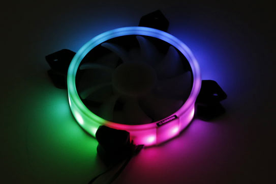 Barrow vifte, Aurora RGB Multicolor, PWM, 120x25 Default Title