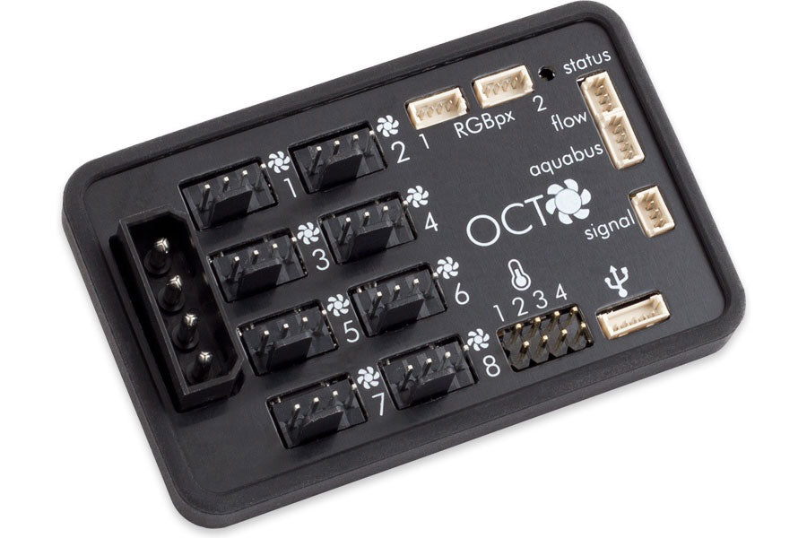 AquaComputer OCTO, 8 kanals vifte-, pumpe- og LED PWM styring Default Title