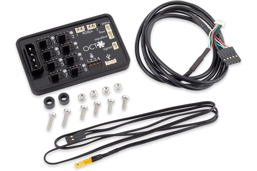 AquaComputer OCTO, 8 kanals vifte-, pumpe- og LED PWM styring Default Title