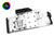 EK vannblokk for skjermkort, EK-Quantum Vector Trio RTX 2080 D-RGB - Nickel+Plexi Default Title