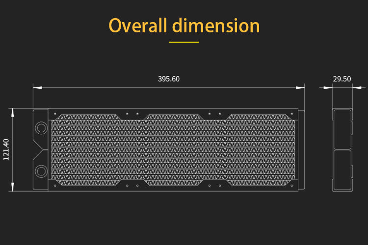 Barrow Dabel-A radiator, 360, 3x120-30 Default Title
