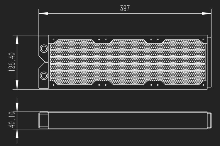 Barrow Dabel-A radiator, 360, 3x120-40 Default Title