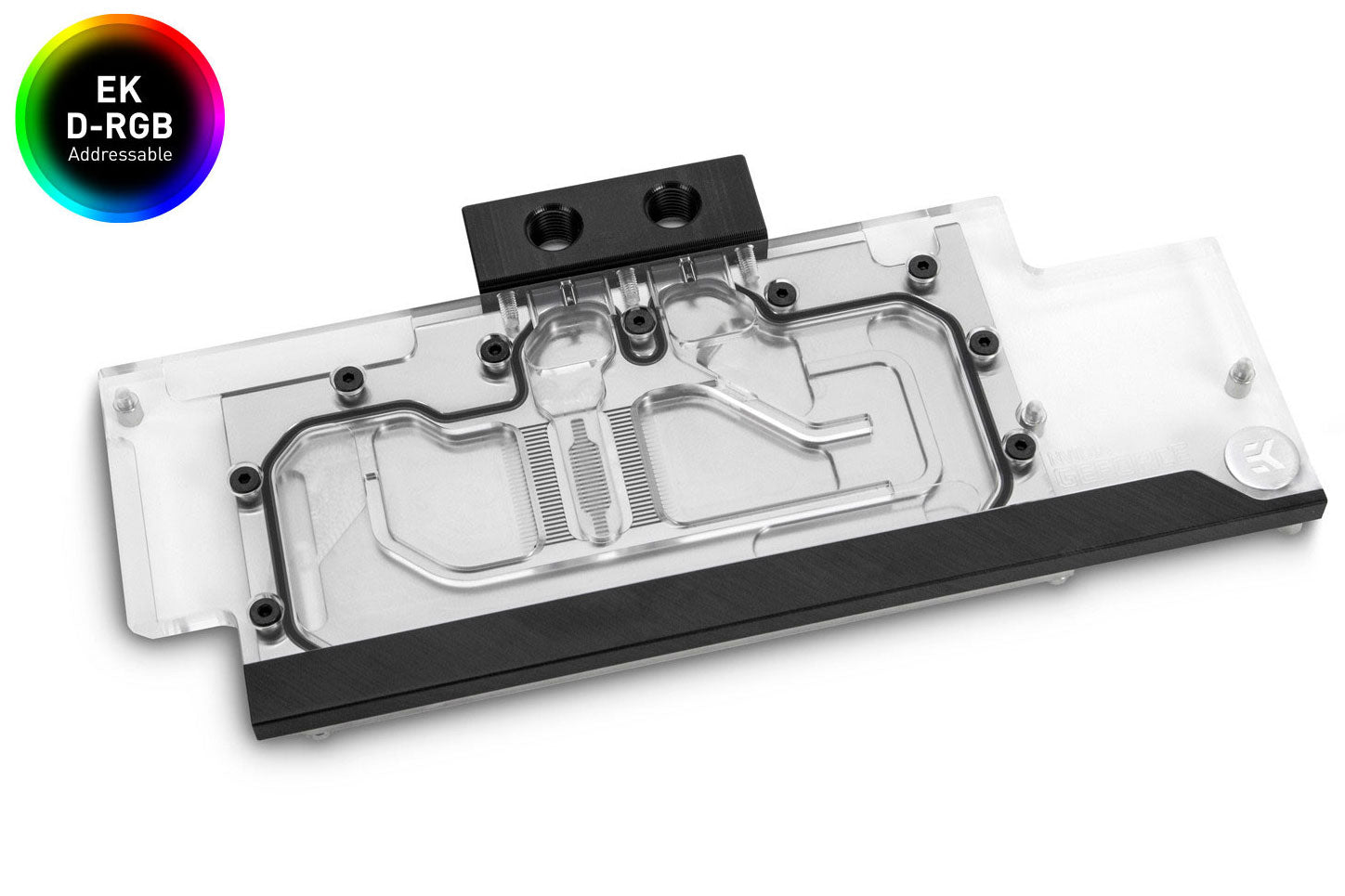 EK vannblokk for skjermkort, EK-Classic RTX 2080 +Ti D-RGB - Nickel+Plexi Default Title